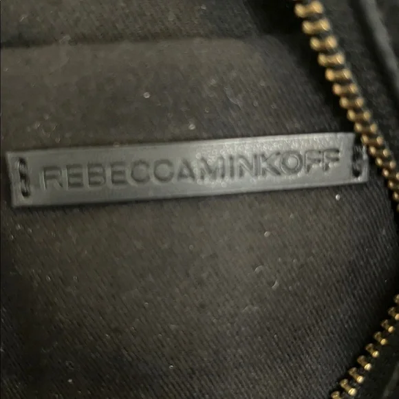 Rebecca Minkoff Julian backpack soft black suede leather and gold hardware - Picture 3 of 9